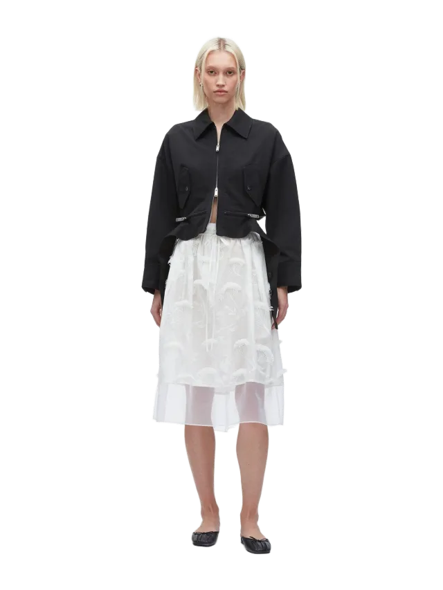 Phillip Lim Fil Coupé Midi Skirt