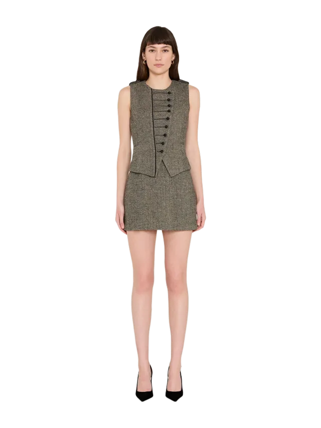 Fiona Romper in Watson Tweed