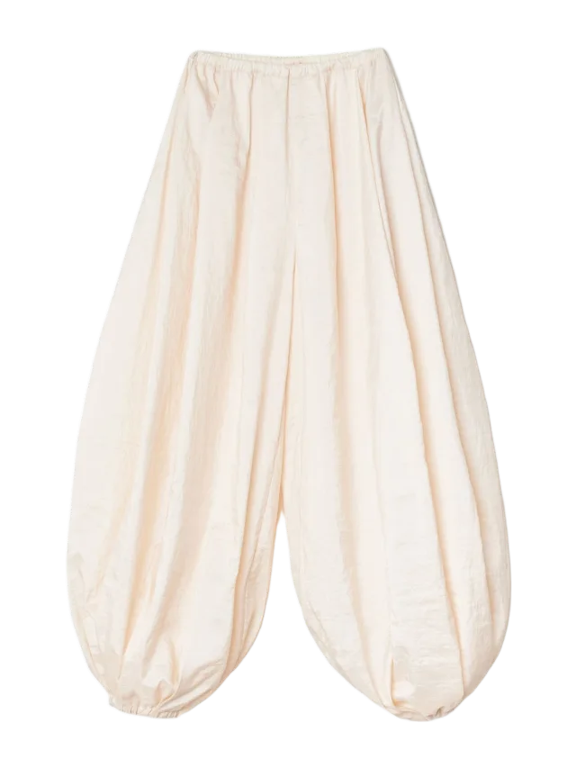Alas Silk Float Trousers in Powder Pink