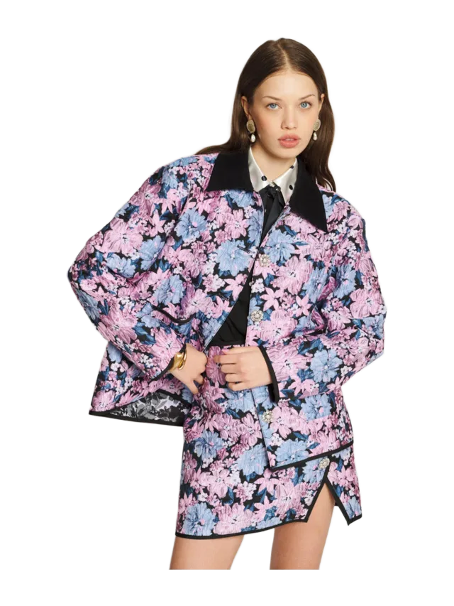 Sister Jane Floral Canvas Jacquard Jacket