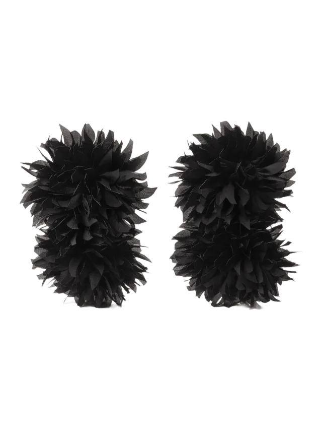 Naked Wardrobe Floral Dual Tier Drop Earrings