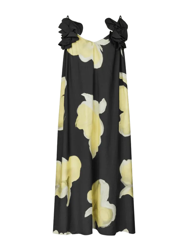 Stine Goya Floral Long Dress - Yellow Petunias