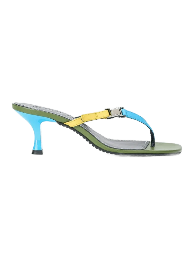 Staud FLYNN KITTEN HEEL | FERN MULTI