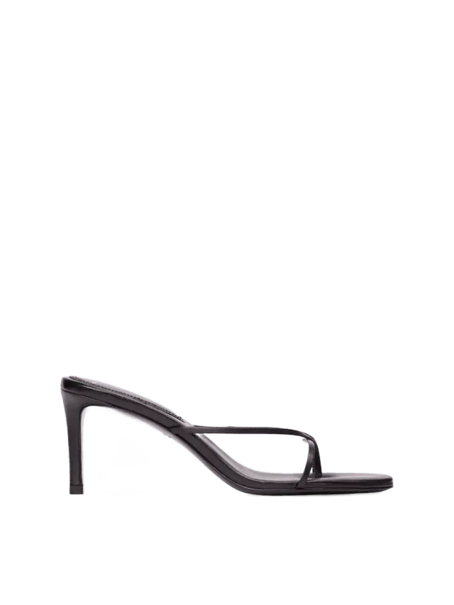 Black Suede Studio Gem 65 Mule