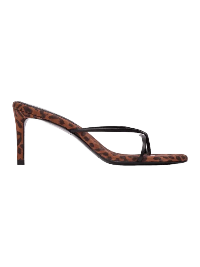 Black Suede Studio Gem 65 Mule