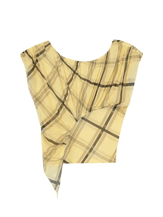 Laagam GEMINI BUTTER DRAPED TOP