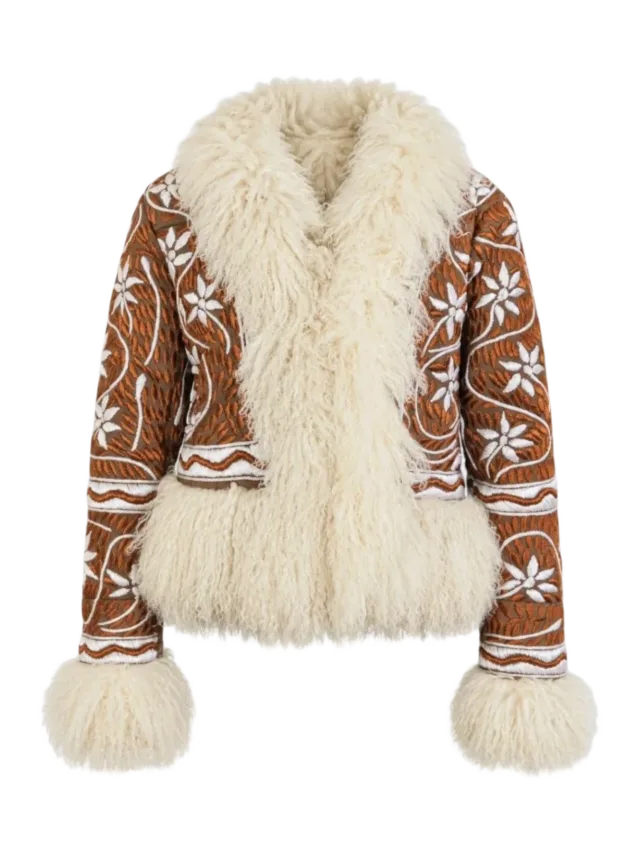 AQL&NAFS Ghazali Handmade Afghan Cropped Jacket