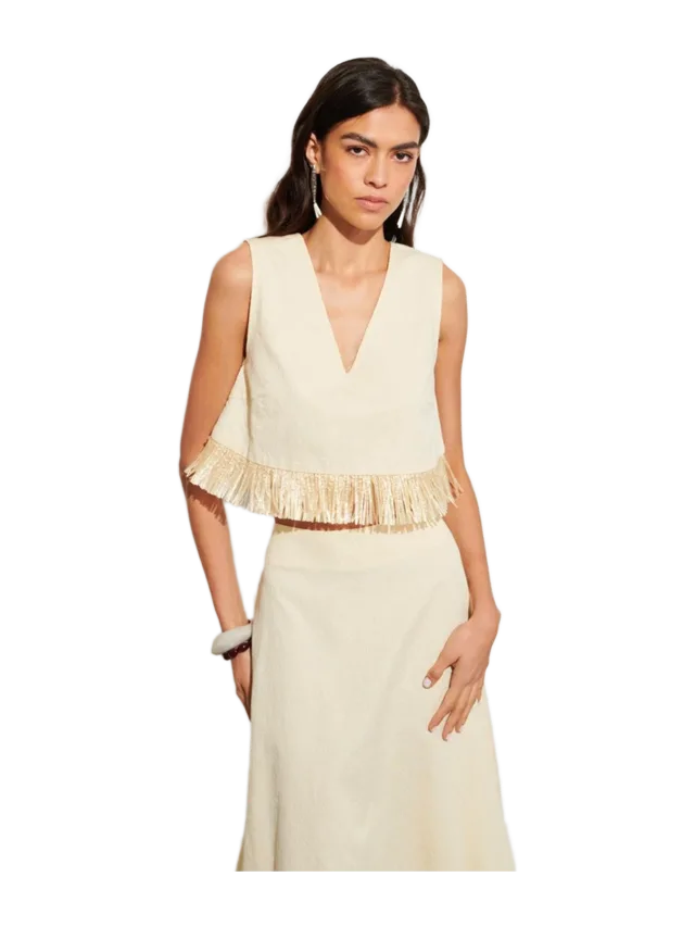 Before The Break by Ghospell Ghospell Mav Raffia Top