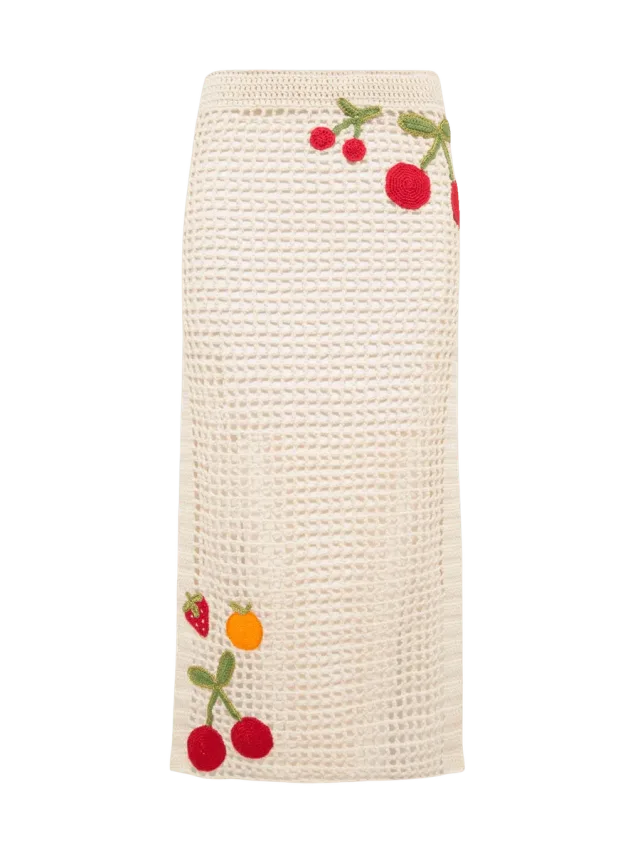My Beachy Side Gina Hand-Crochet Maxi Skirt