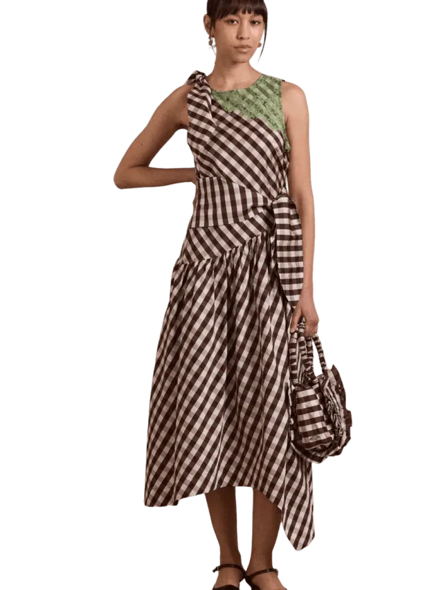 Damson Madder Gisele Midi Dress