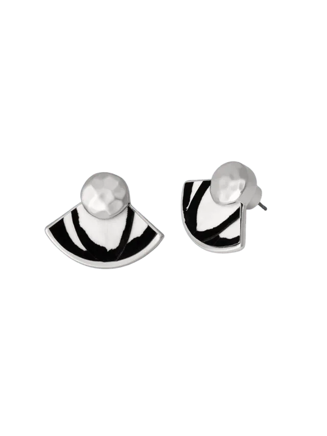 Brackish Greybull Stud Earring