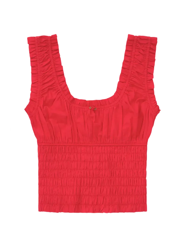 Lisa Says Gah Hallie Top - Cherry