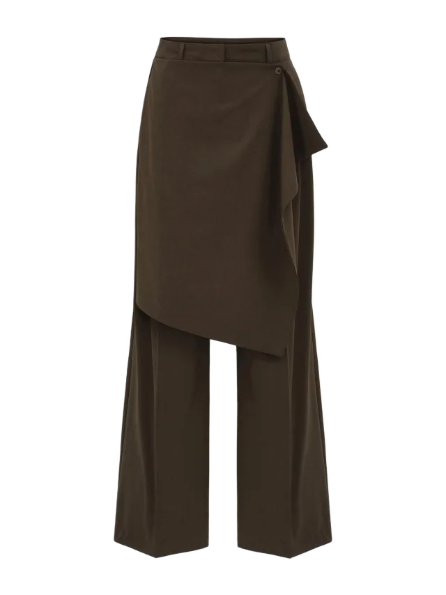 Source Unknown Hane Wide Pareo Trousers