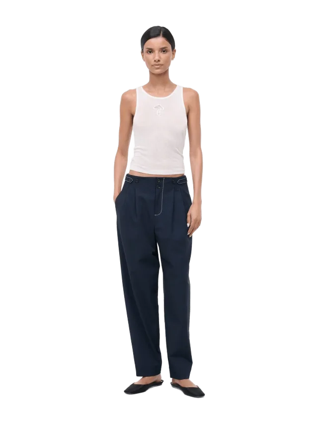 Staud HEATH PANT | NAVY