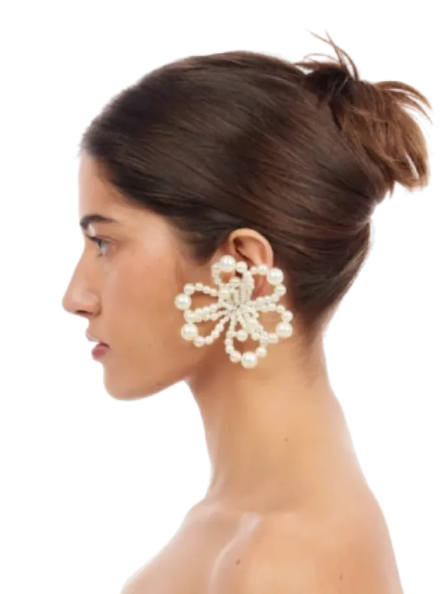 1CONCEPT Holly Molly Mini Earrings - Pearl