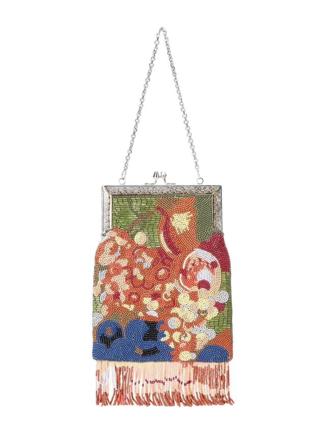 Staud Hughes Beaded Frame Bag