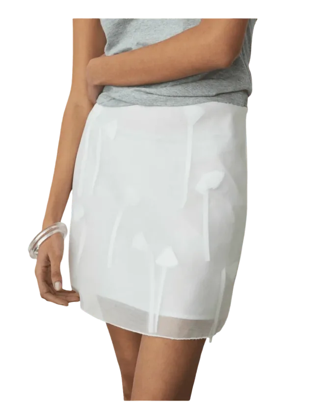 ISABELLA WHITE SHORT SKIRT
