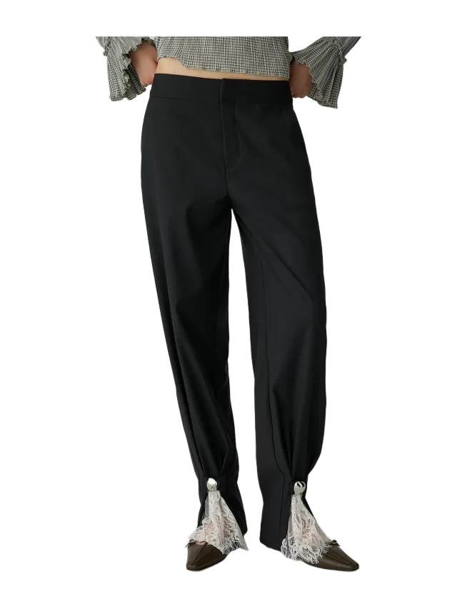Laagam IVAH GREY TAILORED PANTS