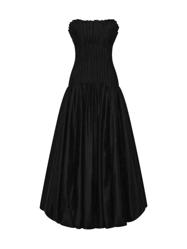 Aje Ivy Bubble Hem Gown