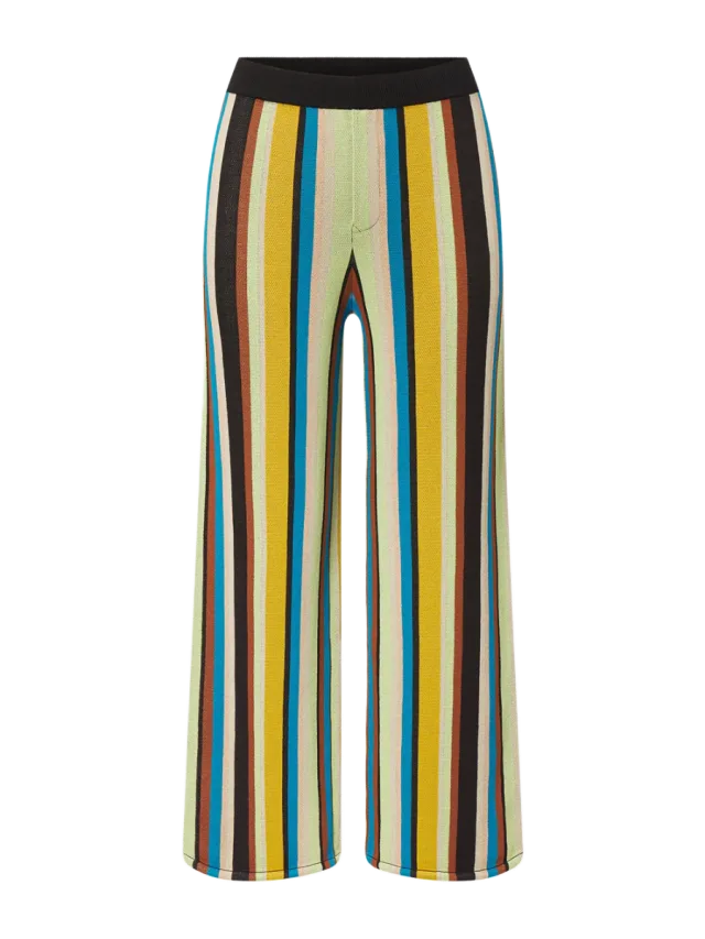 Simon Miller Jabber Knit Pant In Ocean Stripe