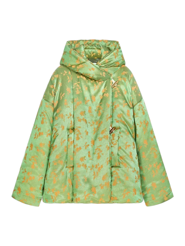 Dries Van Noten Jacquard puffer jacket