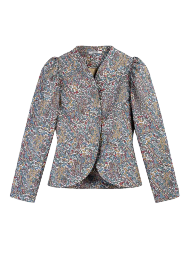 Nocturne Jacquard Stand Collar Jacket