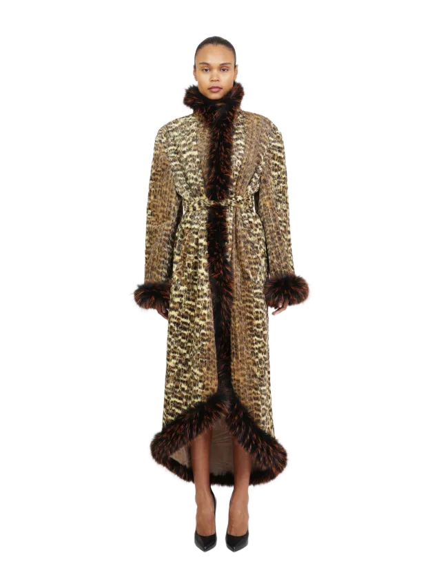 Kim Shui Jake Leopard Trim Jacket Pre Order