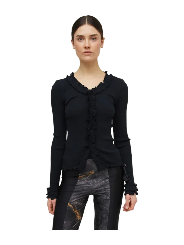 OpéraSPORT JANE SEAMLESS TOP - BLACK
