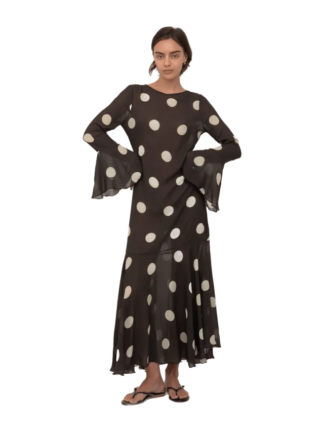 Carmen Says Jester Polka Dot Dress