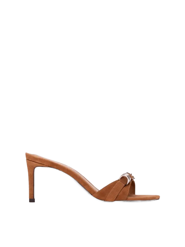 Black Suede Studio Joanna 65 Mule