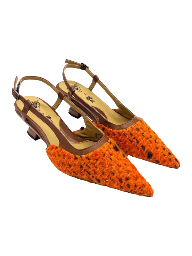 Marmalade Tweed Slingback