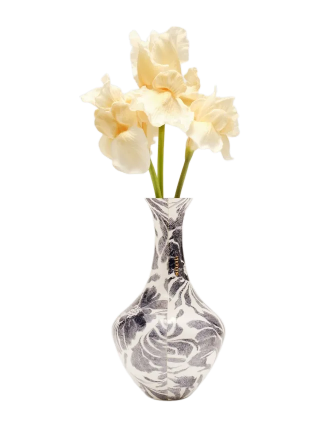 Cult Gaia JUNOS CLUTCH - ETCHED FLORAL