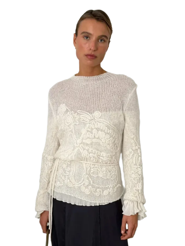 Laagam Kalea Ecru Knit