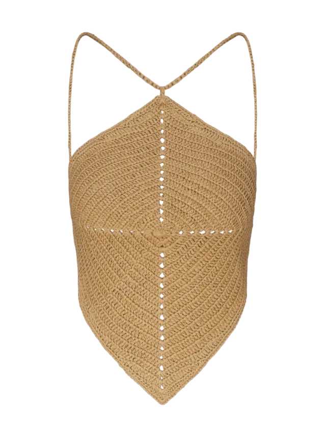 Kit Crochet Top in Natural
