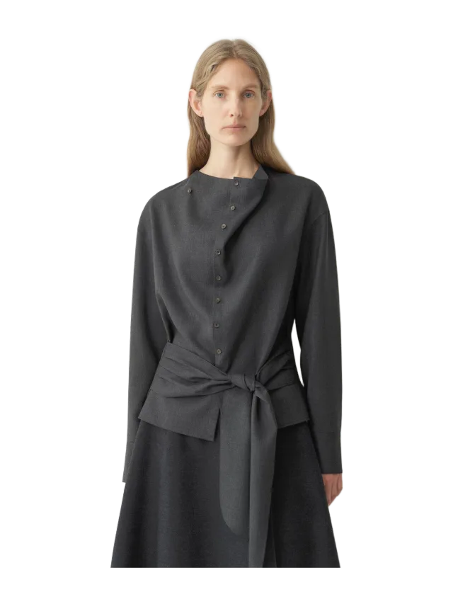 INSIS Knot-tie Wool Top