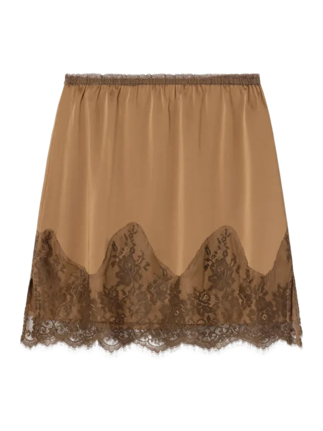 Mais X Frida Lace Skirt Bronze