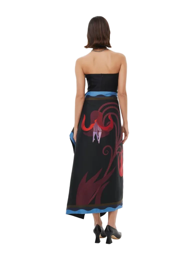 Alas Silk Late Bloomer Reversible Skirt
