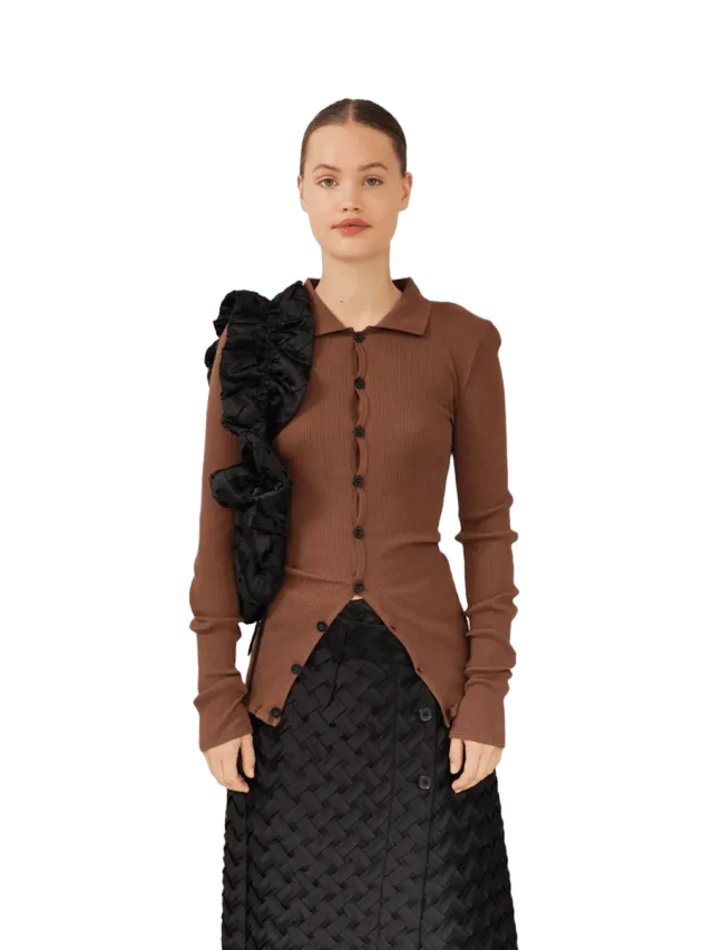 OpéraSPORT LAURA SEAMLESS SHIRT - BROWN