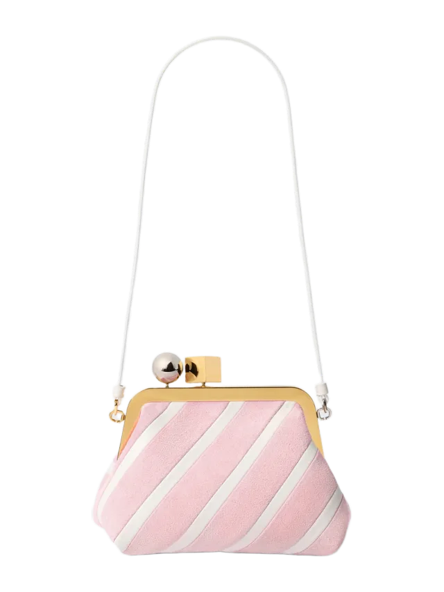 Le Berlingot Bag Light Pink and White