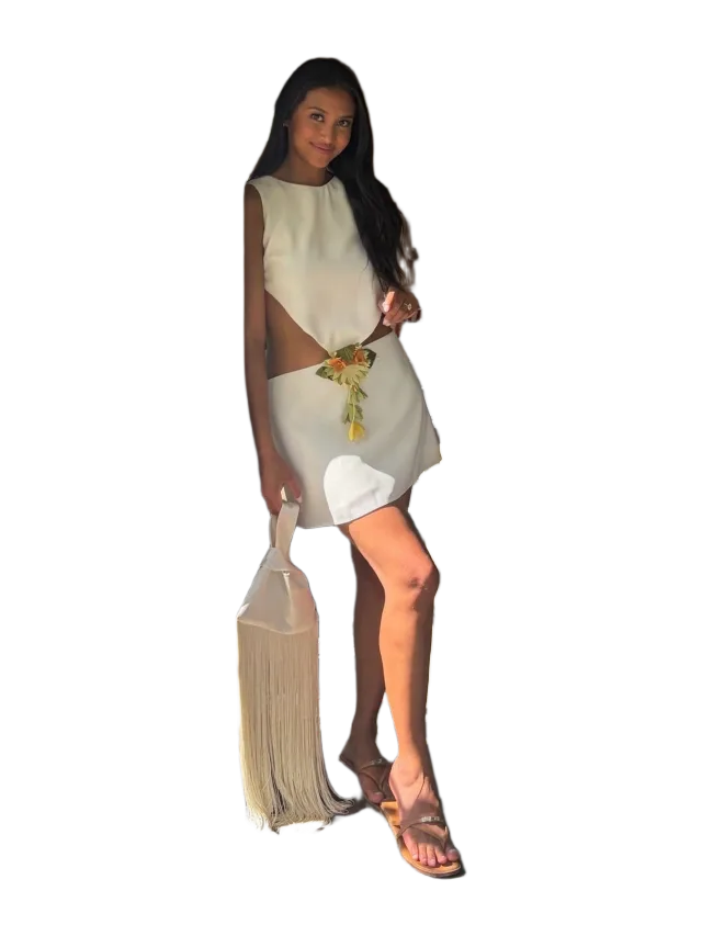 Le Nodo Le Knot Mini - Ivory Satin 18”