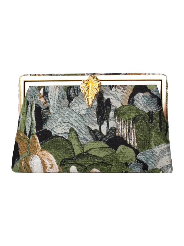 Sarah's Bag Leaf on Pine Forest Grace Clutch