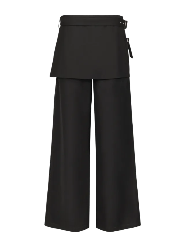 Saemdi LELIA LAYERED SKIRT TROUSERS