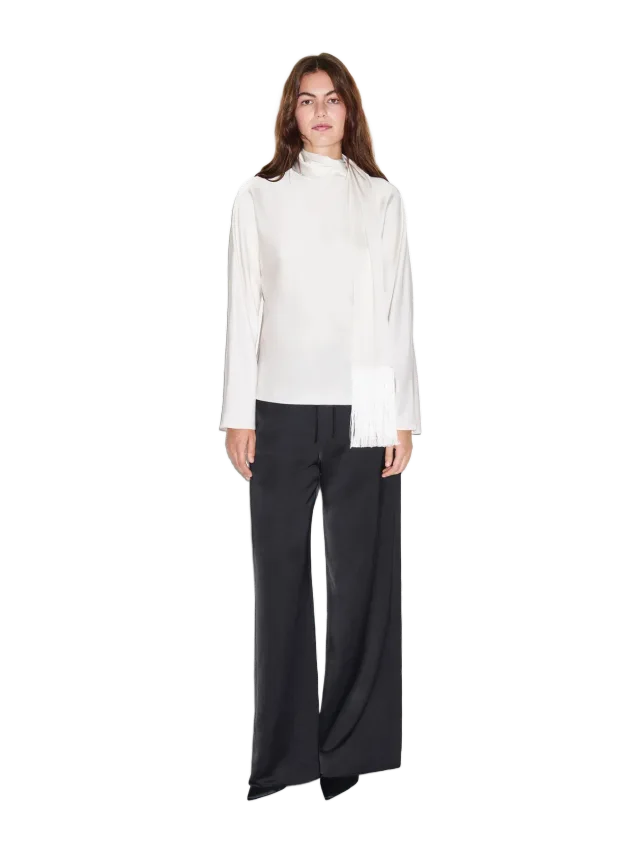 Aligne Leona Satin Scarf Top