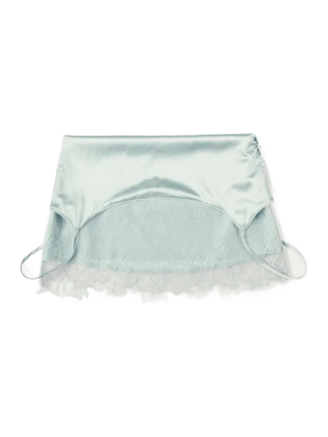 Fancì Club Liquid Silk Mini Skirt