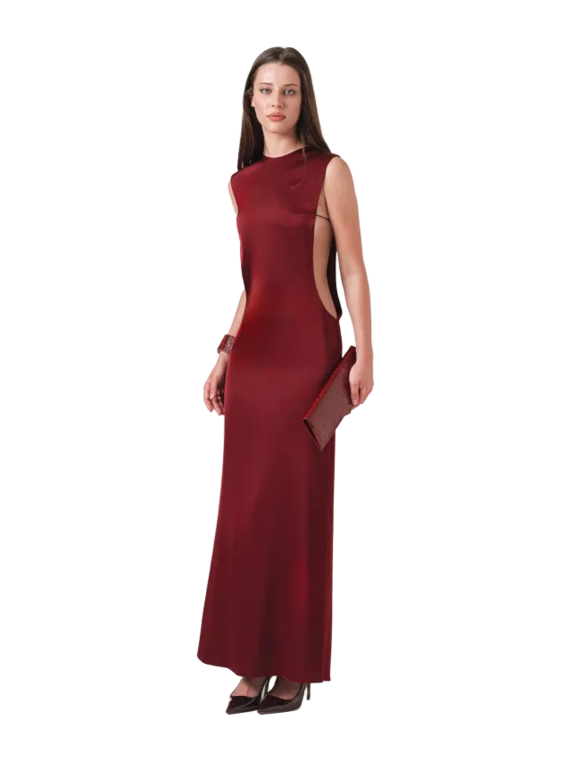 Seam LIRA MAXI DRESS - WINE