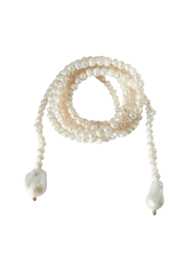 Linya Jewellery Long Pearl Necklace
