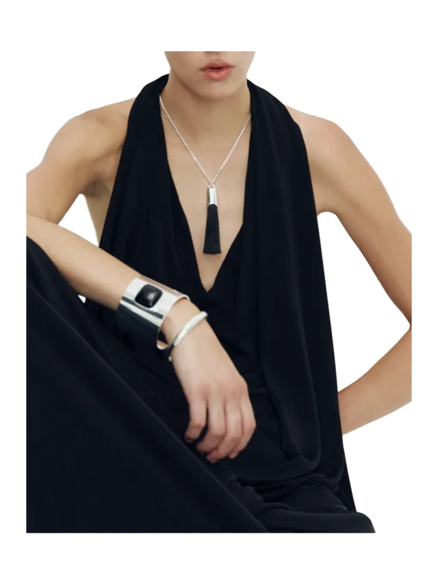 Mademoiselle Jules Loulou Necklace - Black