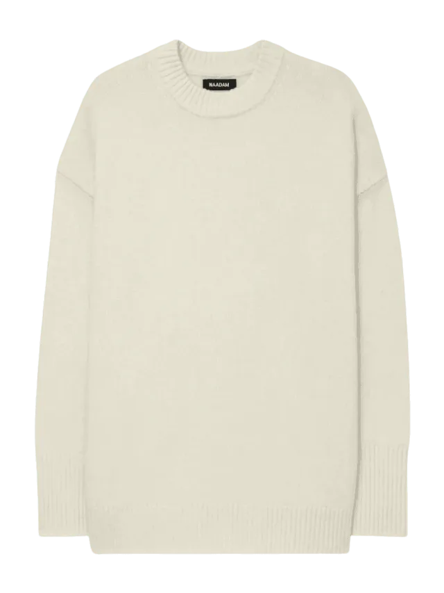 Naadam Luxe Cashmere Oversized Crewneck Sweater