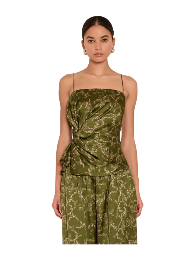 Amanda Uprichard Maci Top in Christina Print
