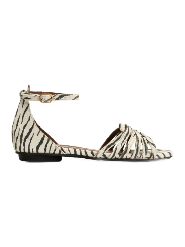 Anonymous Copenhagen Mareike 10 Calf suede print Zebra